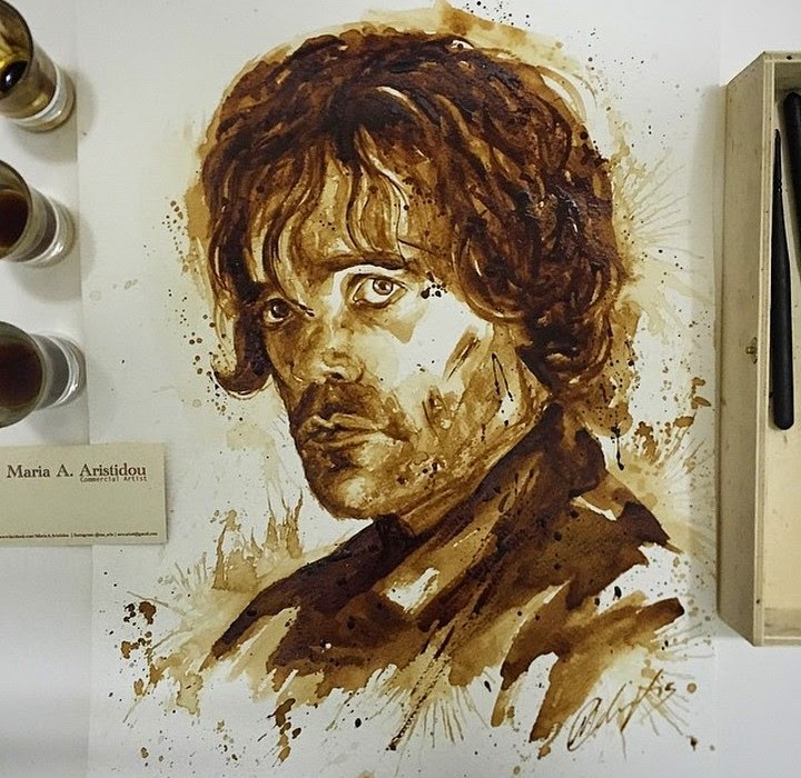 Incredible Coffee Paintings by Maria Aristidou | Design