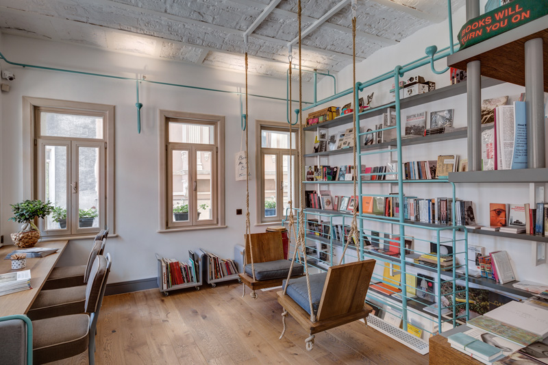 FiL Books Book Store  Coffee Shop in Istanbul Design