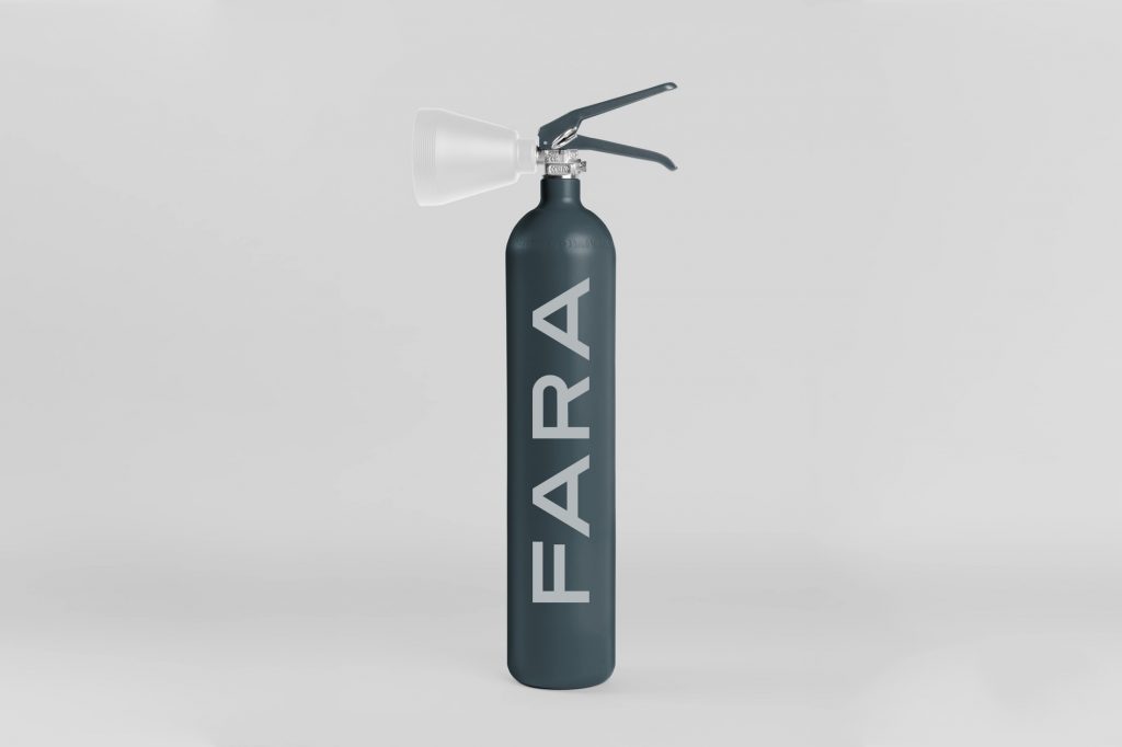 Fire extinguisher design by FARA
